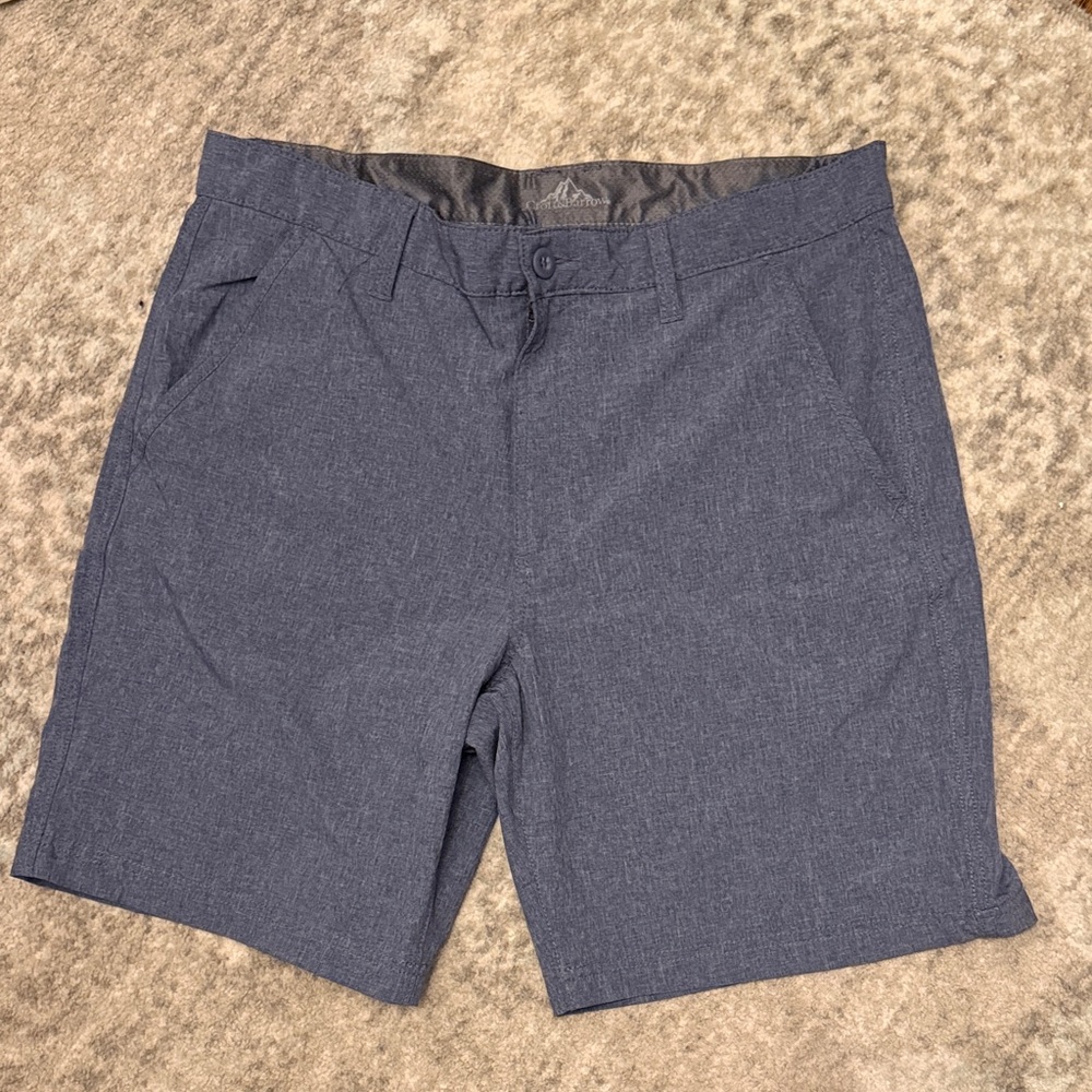 Croft & Barrow Men's Gray Flat Front Shorts